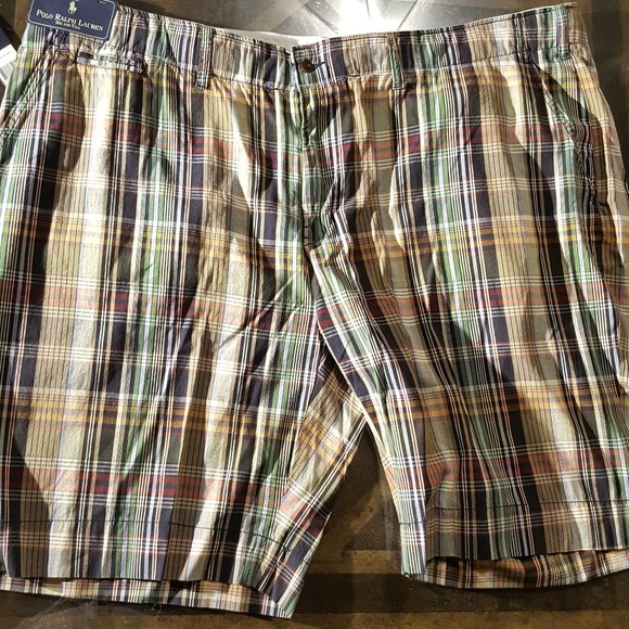 Polo Ralph Lauren Other - Polo Ralph Lauren Mens Big & Tall Plaid Shorts